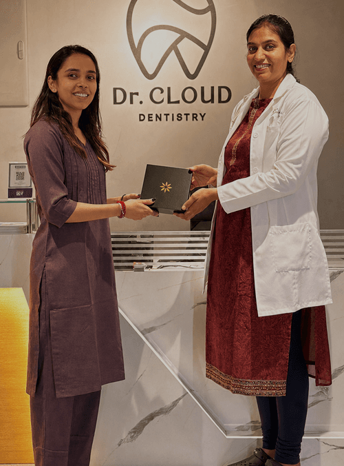Happy patient smile